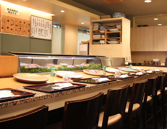 新鮮なネタとおもてなしの心でつくる本格江戸前寿司